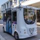 The exterior of the MiCa autonomous shuttle. (Credit: Boca Raton CRA)