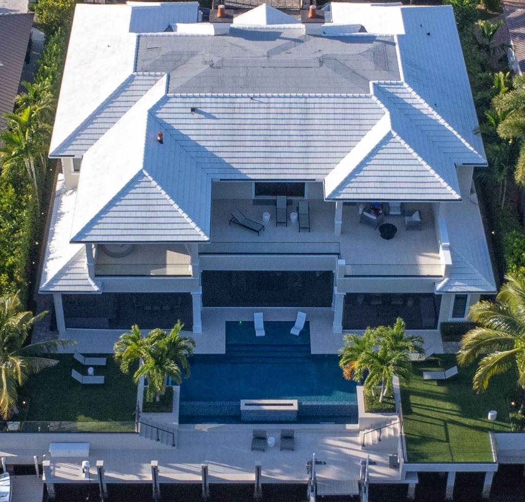 The home on E. Alexander Palm Road being leased by football star Travis Kelce. (Photo: Boca Daily News)