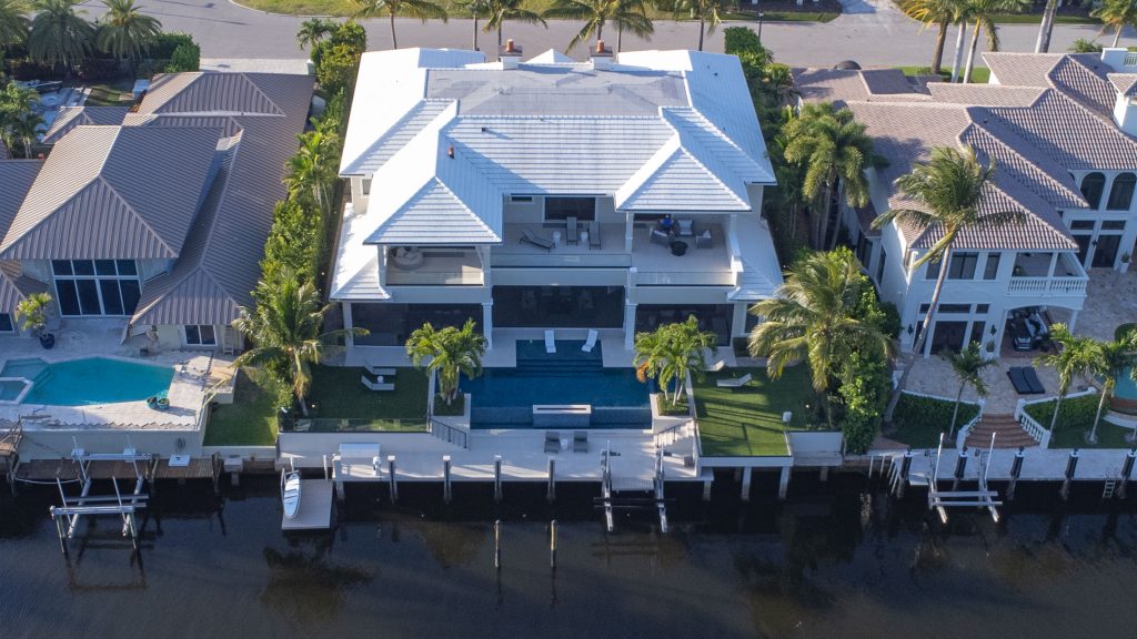 The home on E. Alexander Palm Road being leased by football star Travis Kelce. (Photo: Boca Daily News)
