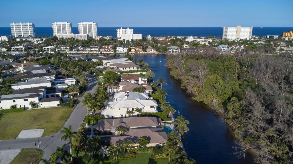 The home on E. Alexander Palm Road being leased by football star Travis Kelce. (Photo: Boca Daily News)