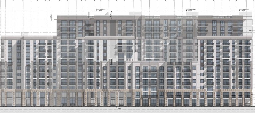 A rendering of of Modera Boca, a 12-story apartment complex at 400 S. Dixie Highway. (Planning Document via Boca Daily News)