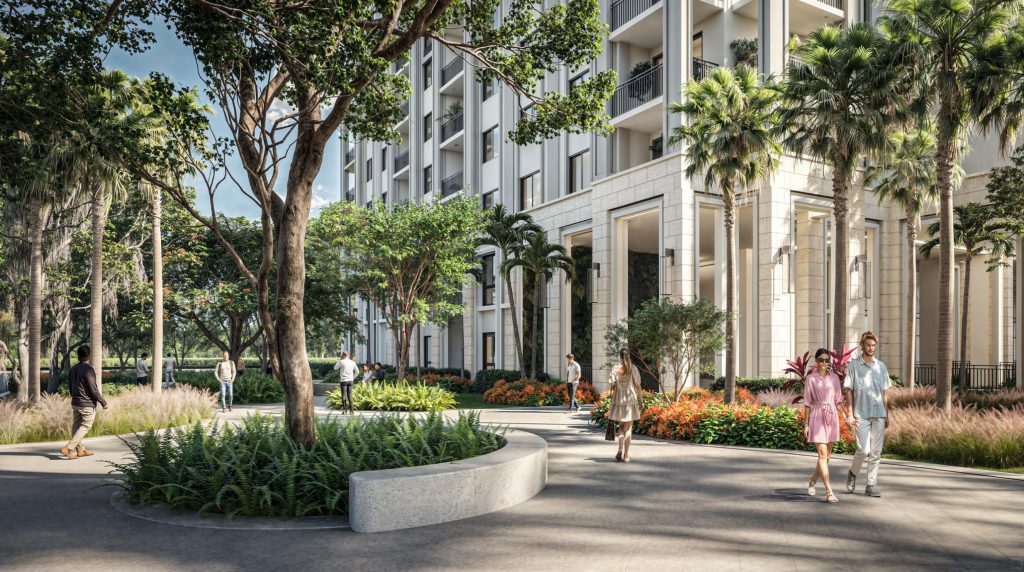 A rendering of of Modera Boca, a 12-story apartment complex at 400 S. Dixie Highway. (Planning Document via Boca Daily News)