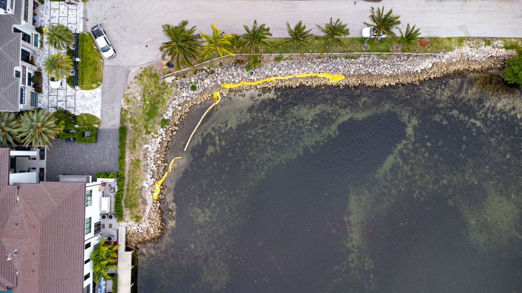 A submerged area off the Intracoastal Waterway off NE 8th Avenue in Boca Raton, FL, June 2025. (Photo: Boca Daily News)