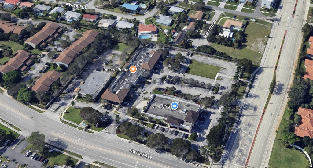 202 West Yamato Road (Credit: Google Earth)
