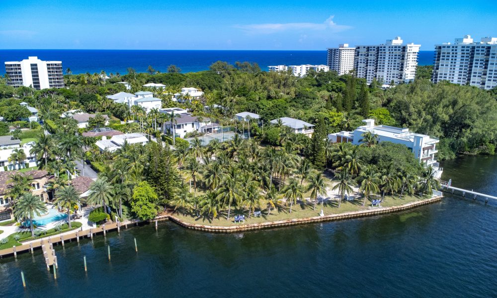 The 'Boca Trophy' property at 910 NE 24th Street, where a 196-foot pier is proposed. (Photo: Boca Daily News)