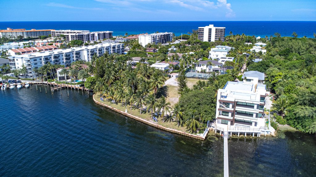 The 'Boca Trophy' property at 910 NE 24th Street, where a 196-foot pier is proposed. (Photo: Boca Daily News)
