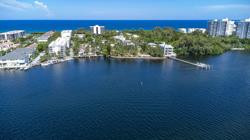 The 'Boca Trophy' property at 910 NE 24th Street, where a 196-foot pier is proposed. (Photo: Boca Daily News)