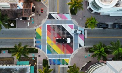 Delray Beach's 'Pride Intersection' in the Pineapple Grove neighborhood. (Photo: Boca Daily News)
