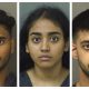 Rohan Aggarwal, Aiesha Babulal and Ali bin Shahid. (Photos: Palm Beach County Jail)