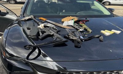 Items found in a car parked in a restricted area at Palm Beach International Airport, Aug. 5, 2025. (Credit: PBSO)