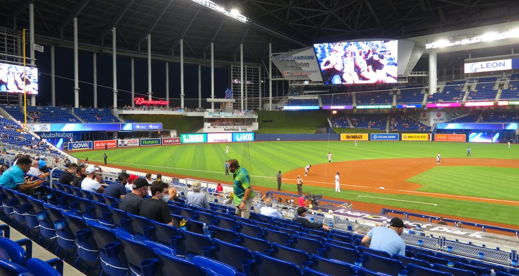 Home of the Miami Marlins, loanDepot Park. (Credit: Ken Lund/ 2021/ Wikimedia Commons)