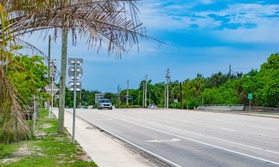 Spanish River Boulevard near the El Rio Trail crossing, Aug. 2025. (Photo: Boca Daily News)