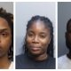 From right: Shartavius A. Dunkley, Anaisha E. Charlot, and Travis B. Smith. (Photos: PBSO)